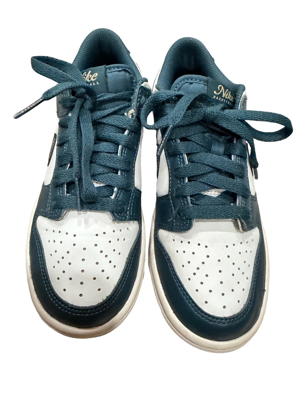 Nike Air Dunk low Teal & White Low-Top Sneakers